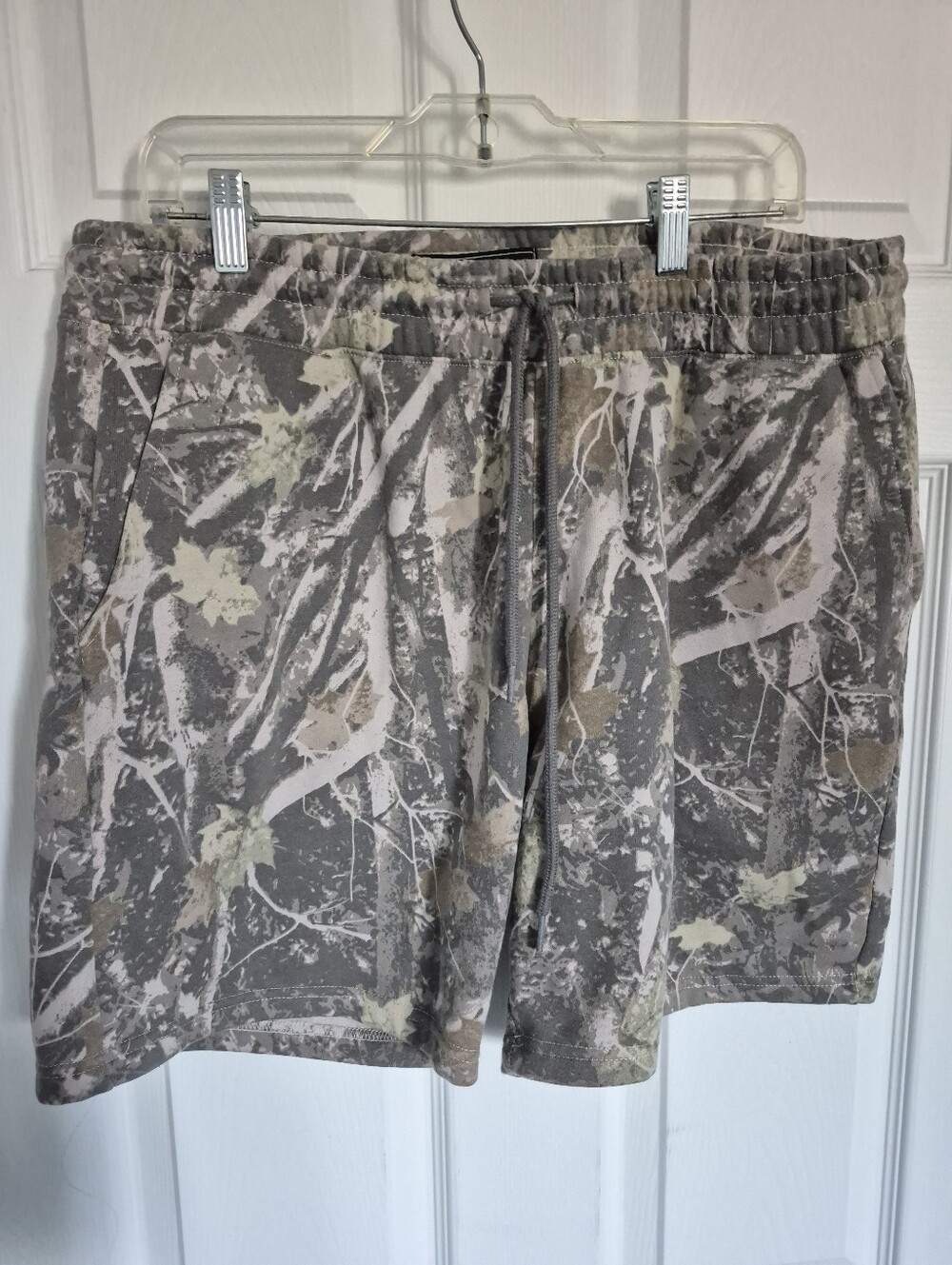 Arsenic Camouflage Drawstring Cotton Shorts